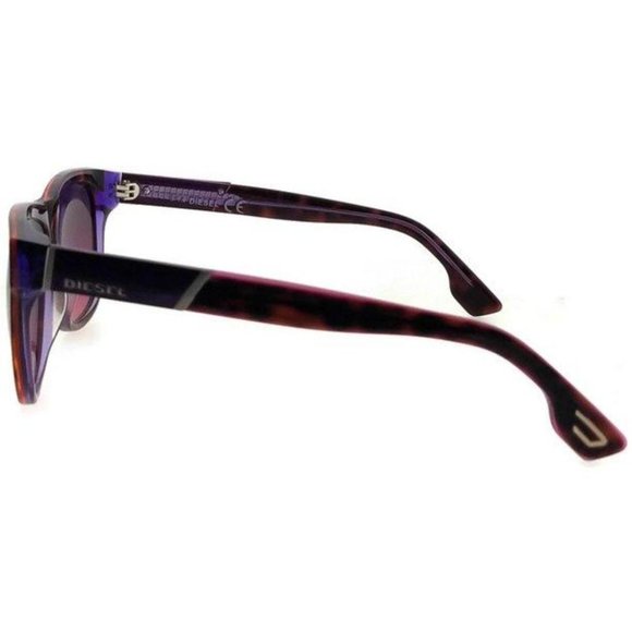 Diesel Unisex Bordeaux Havana Sunglasses - Picture 4 of 4